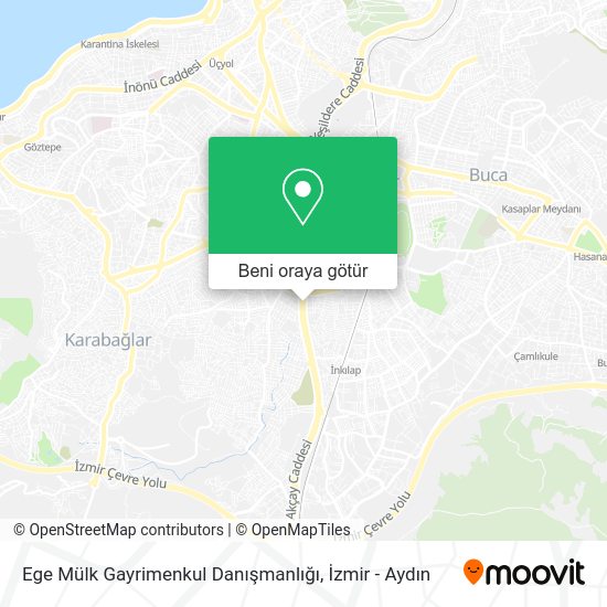 Ege Mülk Gayrimenkul Danışmanlığı harita