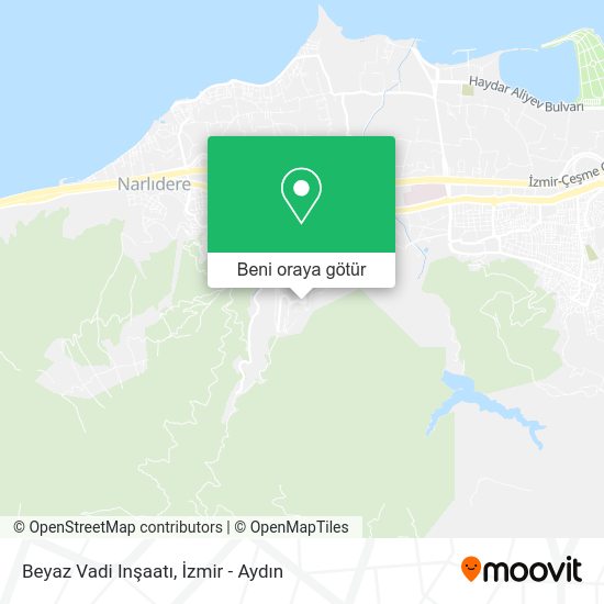Beyaz Vadi Inşaatı harita