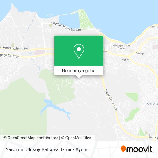 Yasemin Ulusoy Balçova harita