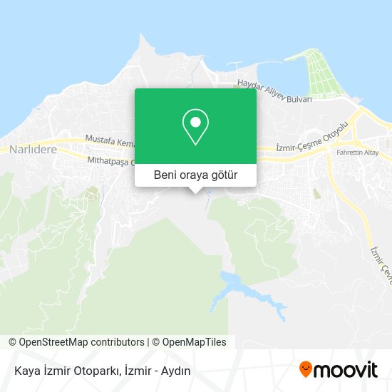 Kaya İzmir Otoparkı harita