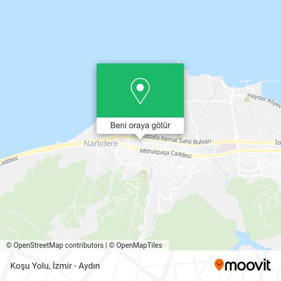 Koşu Yolu harita