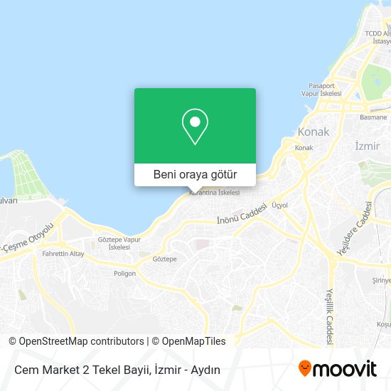 Cem Market 2 Tekel Bayii harita