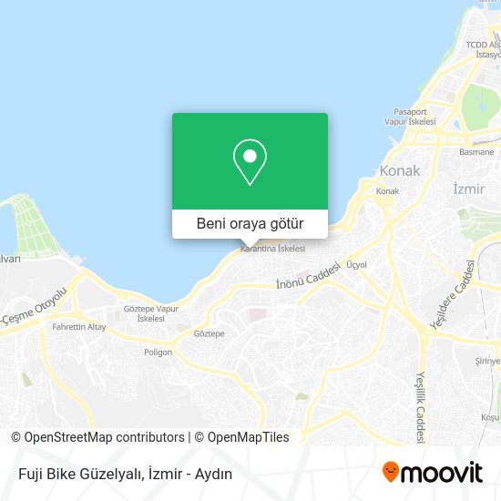 Fuji Bike Güzelyalı harita