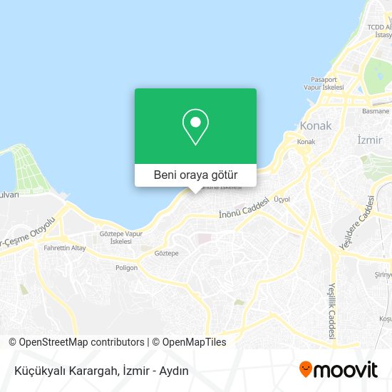 Küçükyalı Karargah harita