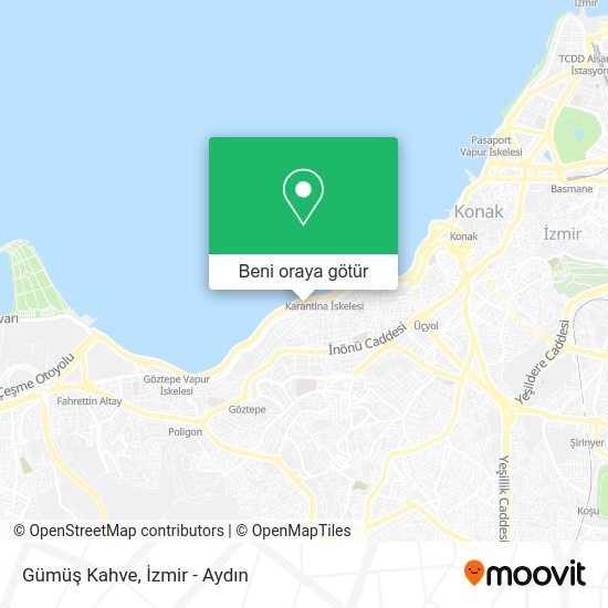 Gümüş Kahve harita