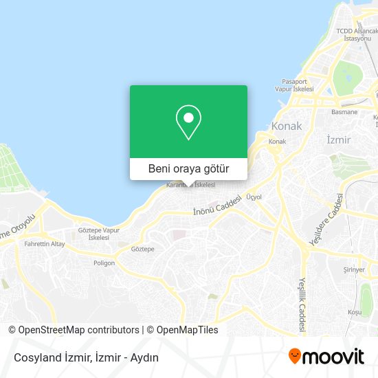 Cosyland İzmir harita
