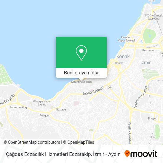 Çağdaş Eczacılık Hizmetleri Eczatakip harita
