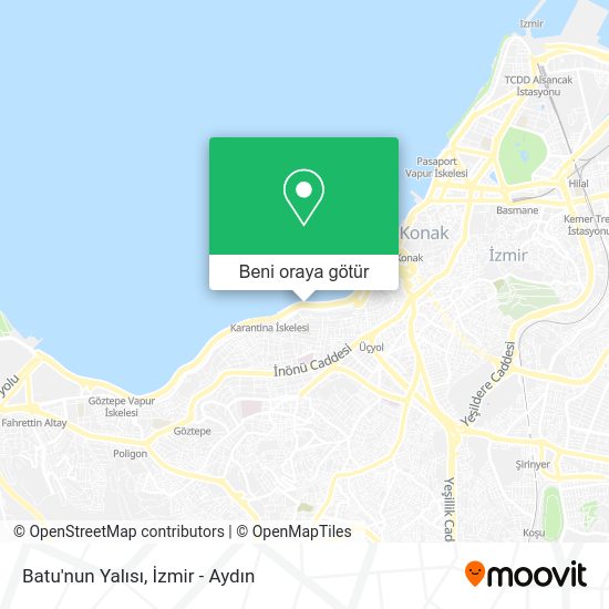Batu'nun Yalısı harita