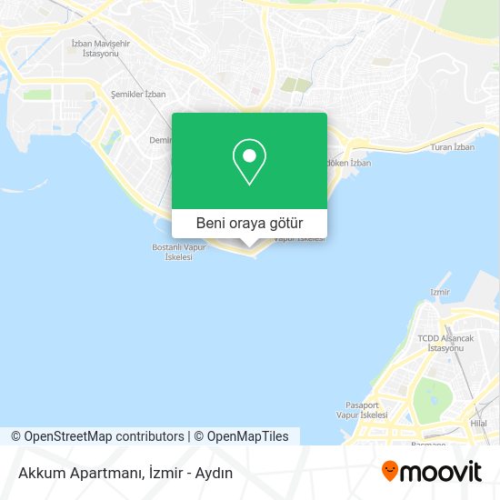 Akkum Apartmanı harita
