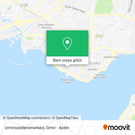 Izmirozeldersmerkezi harita