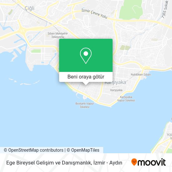Ege Bireysel Gelişim ve Danışmanlık harita
