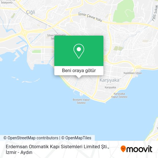 Erdemsan Otomatik Kapı Sistemleri Limited Şti. harita