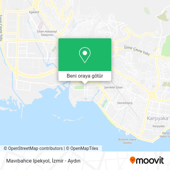 Mavıbahce Ipekyol harita