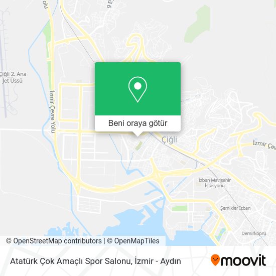 Atatürk Çok Amaçlı Spor Salonu harita