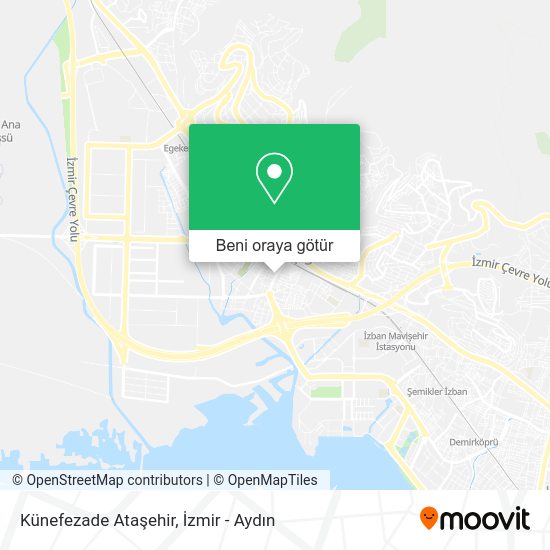 Künefezade Ataşehir harita