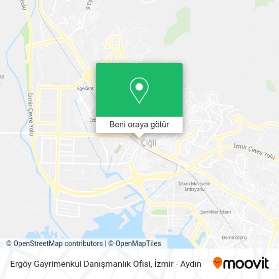 Ergöy Gayrimenkul Danışmanlık Ofisi harita
