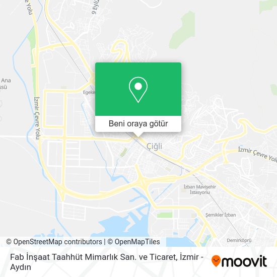 Fab İnşaat Taahhüt Mimarlık San. ve Ticaret harita