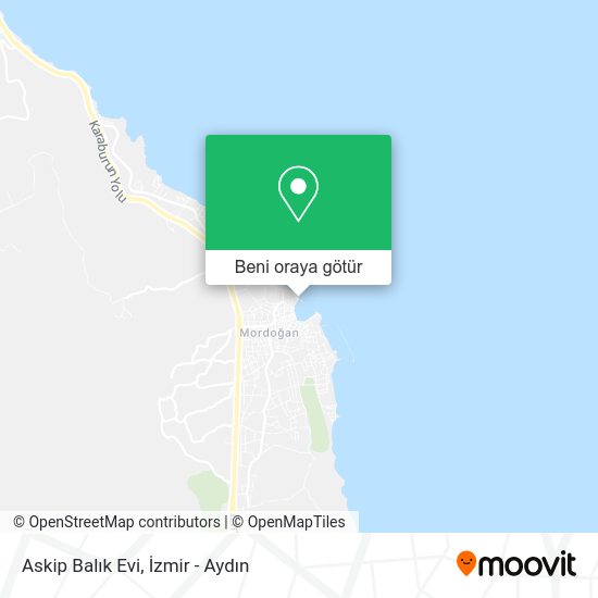 Askip Balık Evi harita