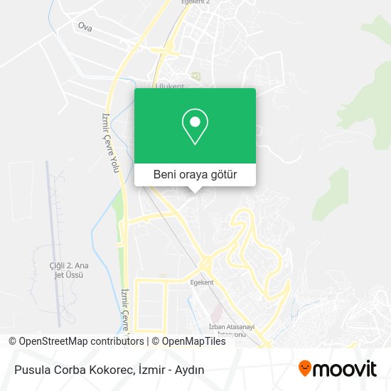 Pusula Corba Kokorec harita