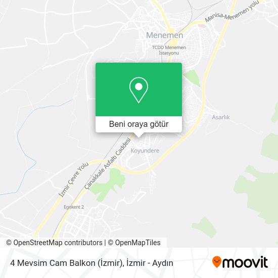 4 Mevsim Cam Balkon (İzmir) harita