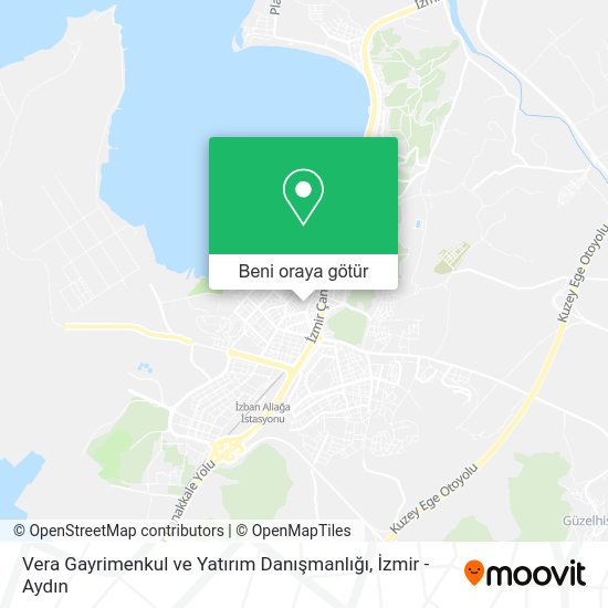 Vera Gayrimenkul ve Yatırım Danışmanlığı harita