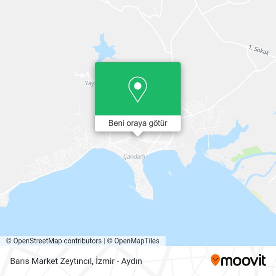 Barıs Market Zeytıncıl harita