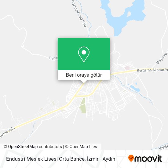 Endustri Meslek Lisesi Orta Bahce harita