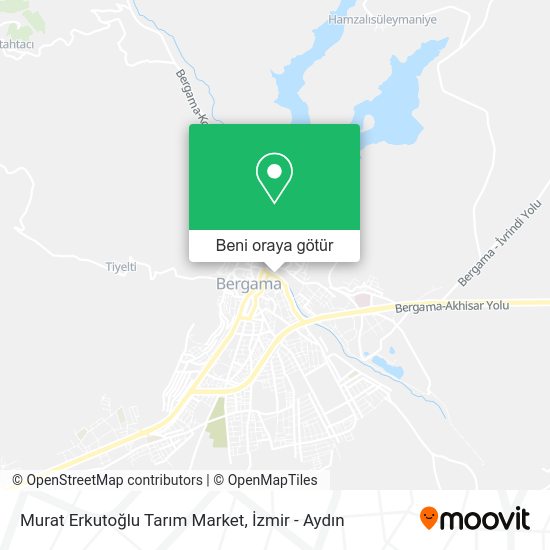 Murat Erkutoğlu Tarım Market harita