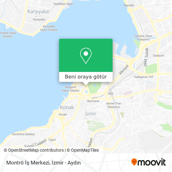 Montrö İş Merkezi harita