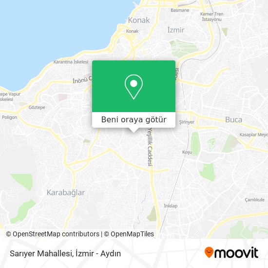 Sarıyer Mahallesi harita