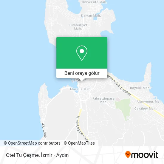 Otel Tu Çeşme harita
