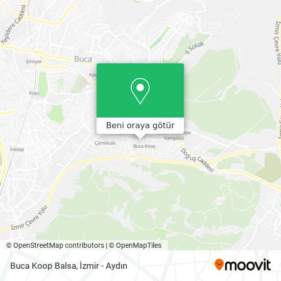 Buca Koop Balsa harita