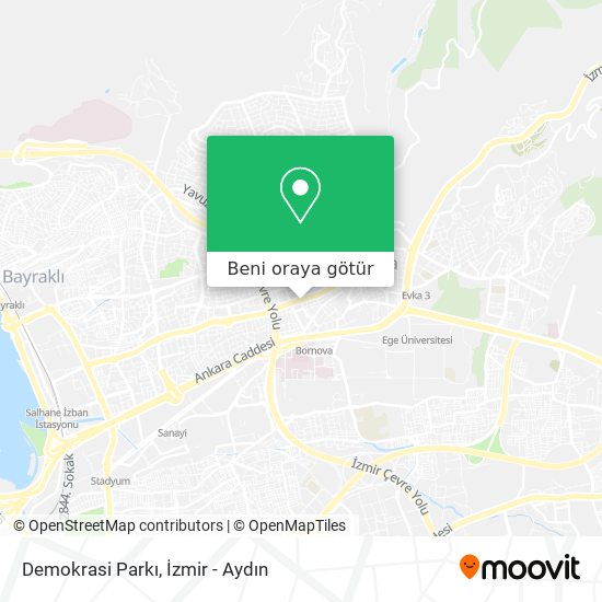 Demokrasi Parkı harita