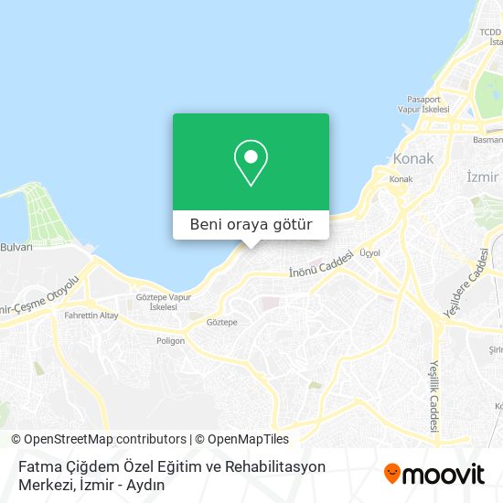 Fatma Çiğdem Özel Eğitim ve Rehabilitasyon Merkezi harita