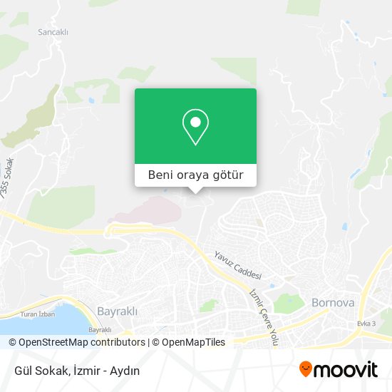 Gül Sokak harita
