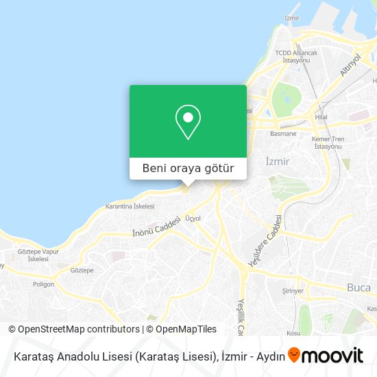 Karataş Anadolu Lisesi (Karataş Lisesi) harita