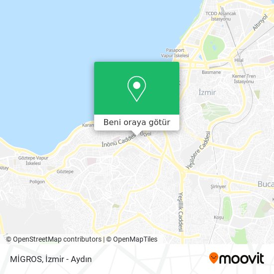 MİGROS harita