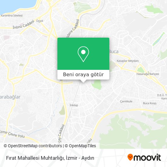 Fırat Mahallesi Muhtarlığı harita