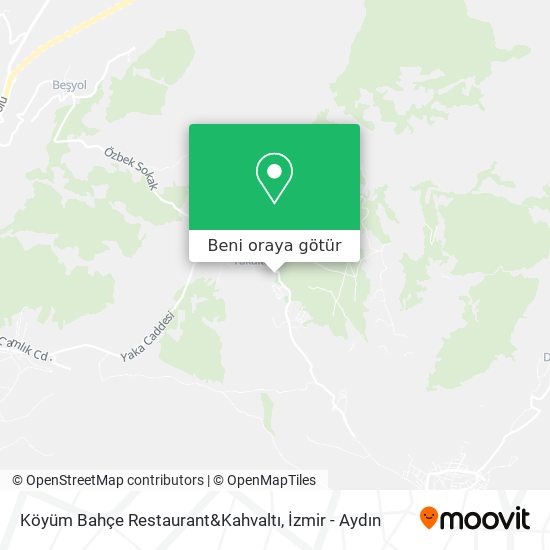 Köyüm Bahçe Restaurant&Kahvaltı harita