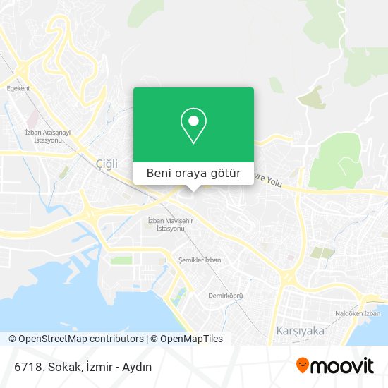 6718. Sokak harita