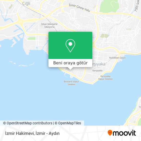 İzmir Hakimevi harita
