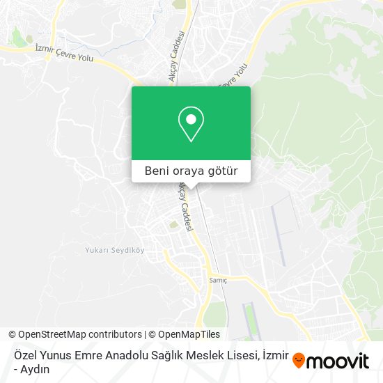 Özel Yunus Emre Anadolu Sağlık Meslek Lisesi harita