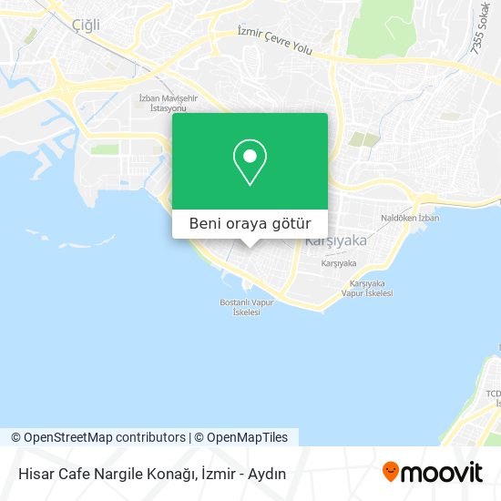 Hisar Cafe Nargile Konağı harita