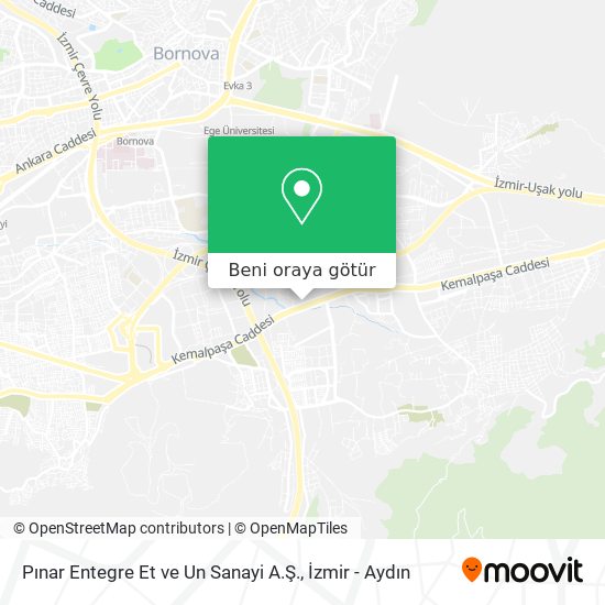 Pınar Entegre Et ve Un Sanayi A.Ş. harita