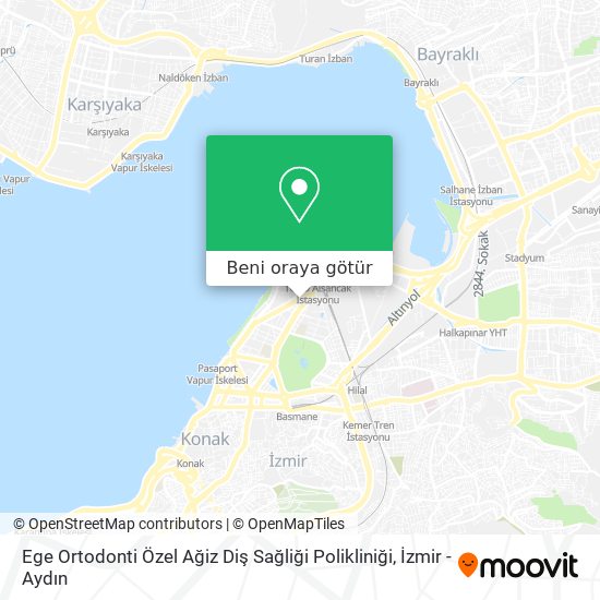 Ege Ortodonti Özel Ağiz Diş Sağliği Polikliniği harita