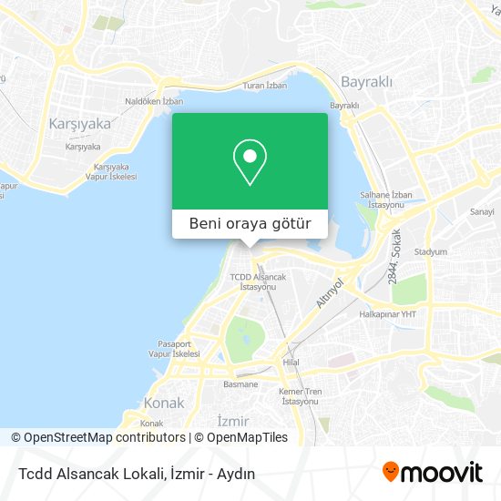 Tcdd Alsancak Lokali harita