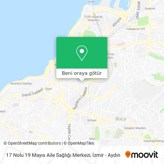 17 Nolu 19 Mayıs Aile Sağlığı Merkezi harita