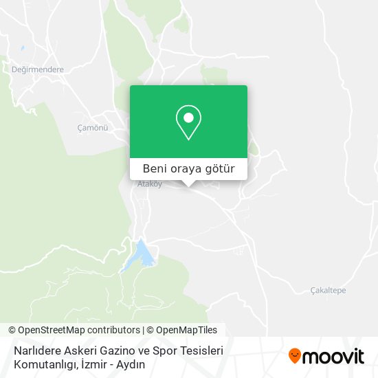 Narlıdere Askeri Gazino ve Spor Tesisleri Komutanlıgı harita
