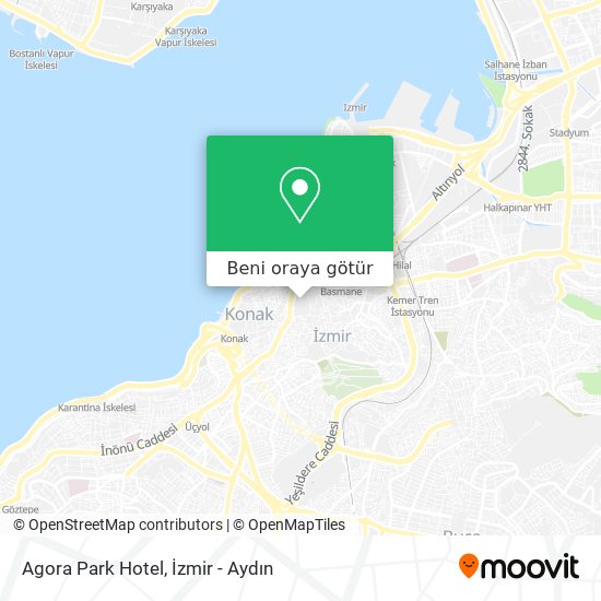 Agora Park Hotel harita