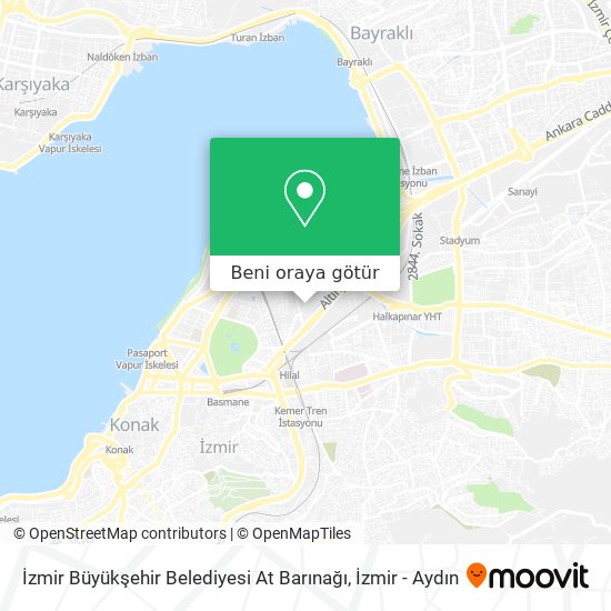İzmir Büyükşehir Belediyesi At Barınağı harita